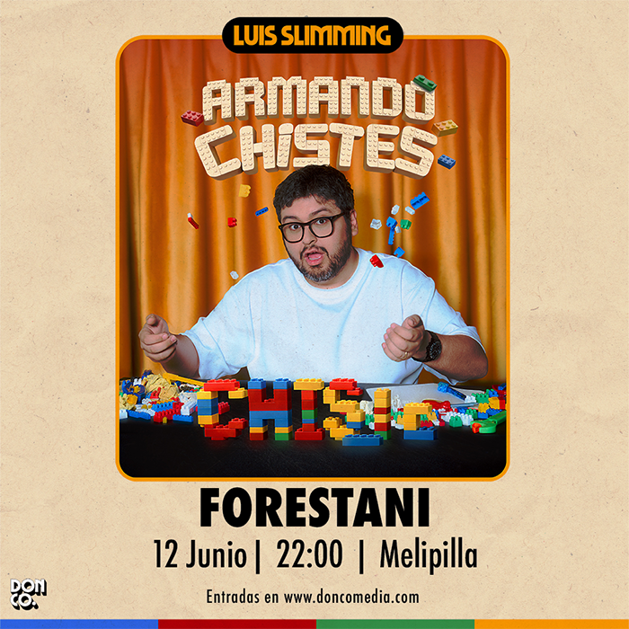 Ven a reír al Show de Luis Slimming en Forestani Melipilla el 12 de junio a las 22:00 hrs