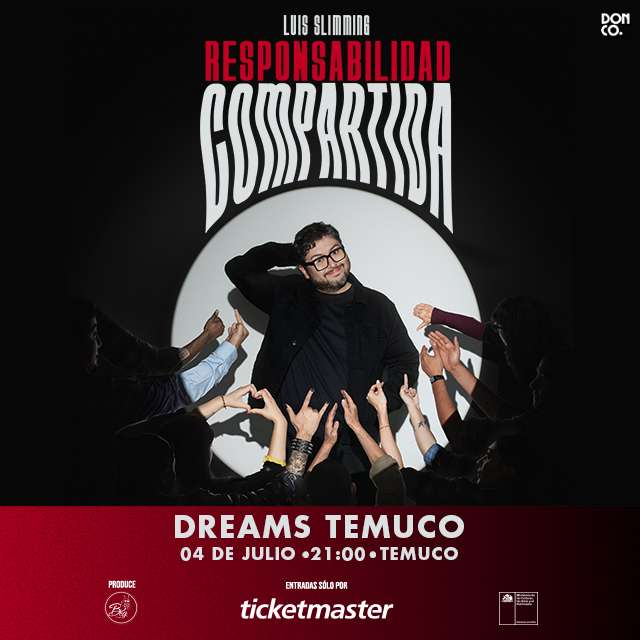 Ven a reír al Show de Luis Slimming en Casino DREAMS Temuco el día 04 de Julio a las 21:00hrs.