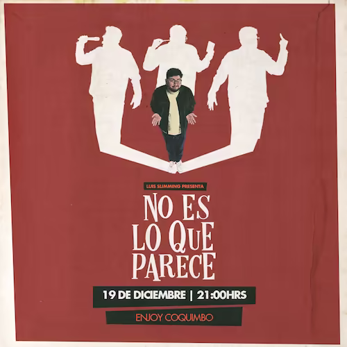 Ven a reír al show de Luis Slimming en Enjoy Coquimbo, el día 19 de Diciembre a las 21:00hrs.